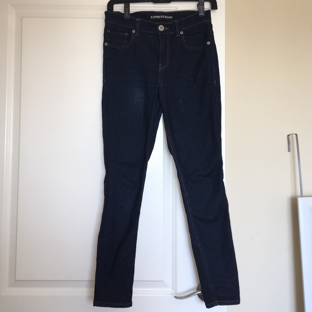 Dark wash Express jeans